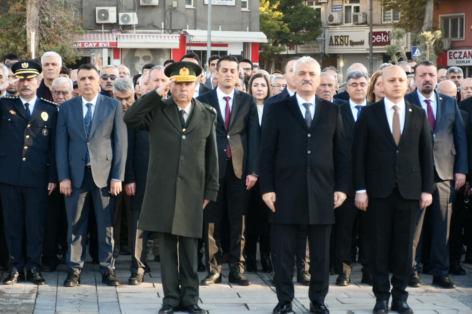 İlimizde 10 Kasım Atatürk’ü Anma Günü programı gerçekleştirildi.