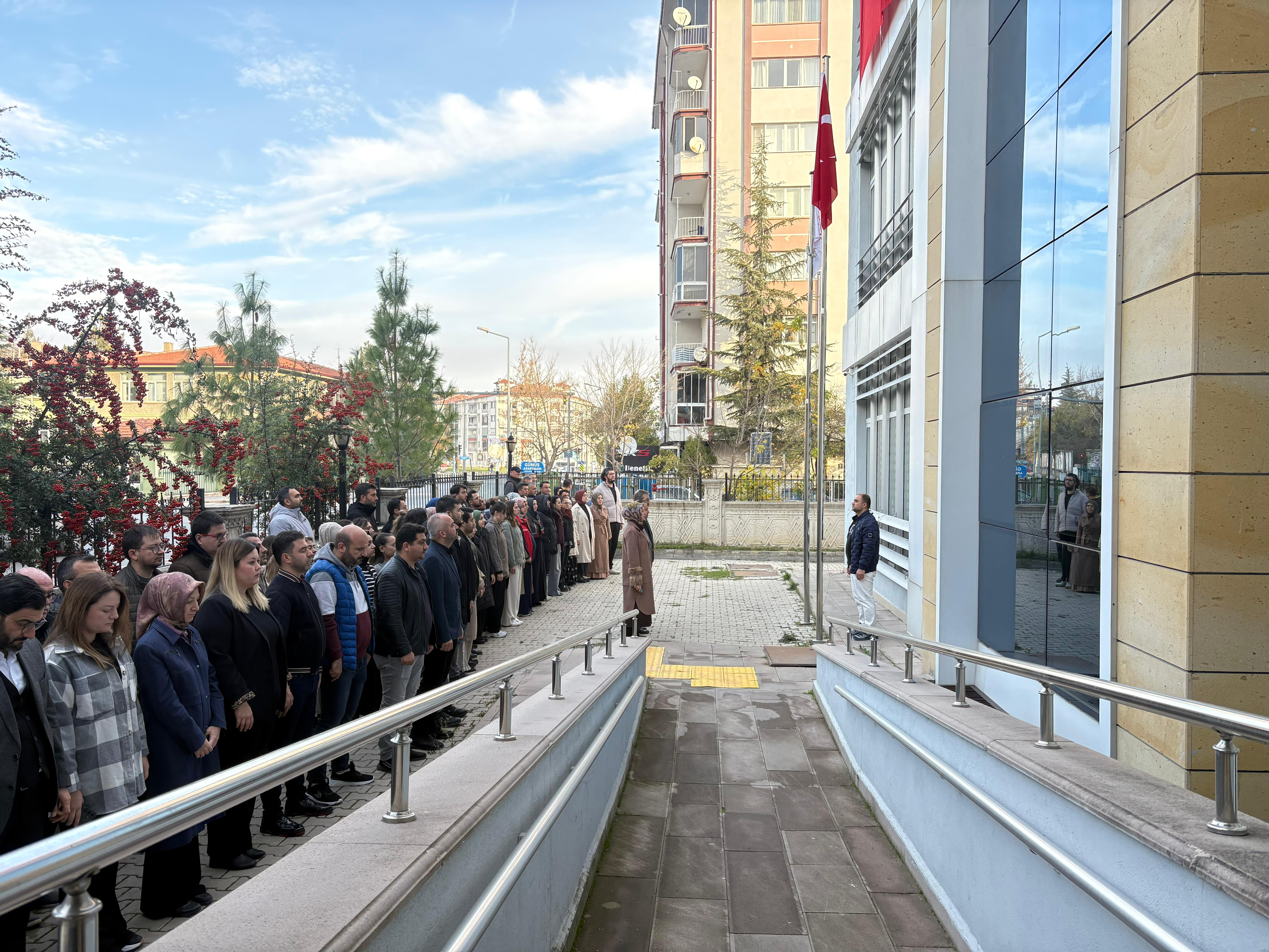 10 Kasım Atatürk’ü Anma Günü Töreni Düzenlendi