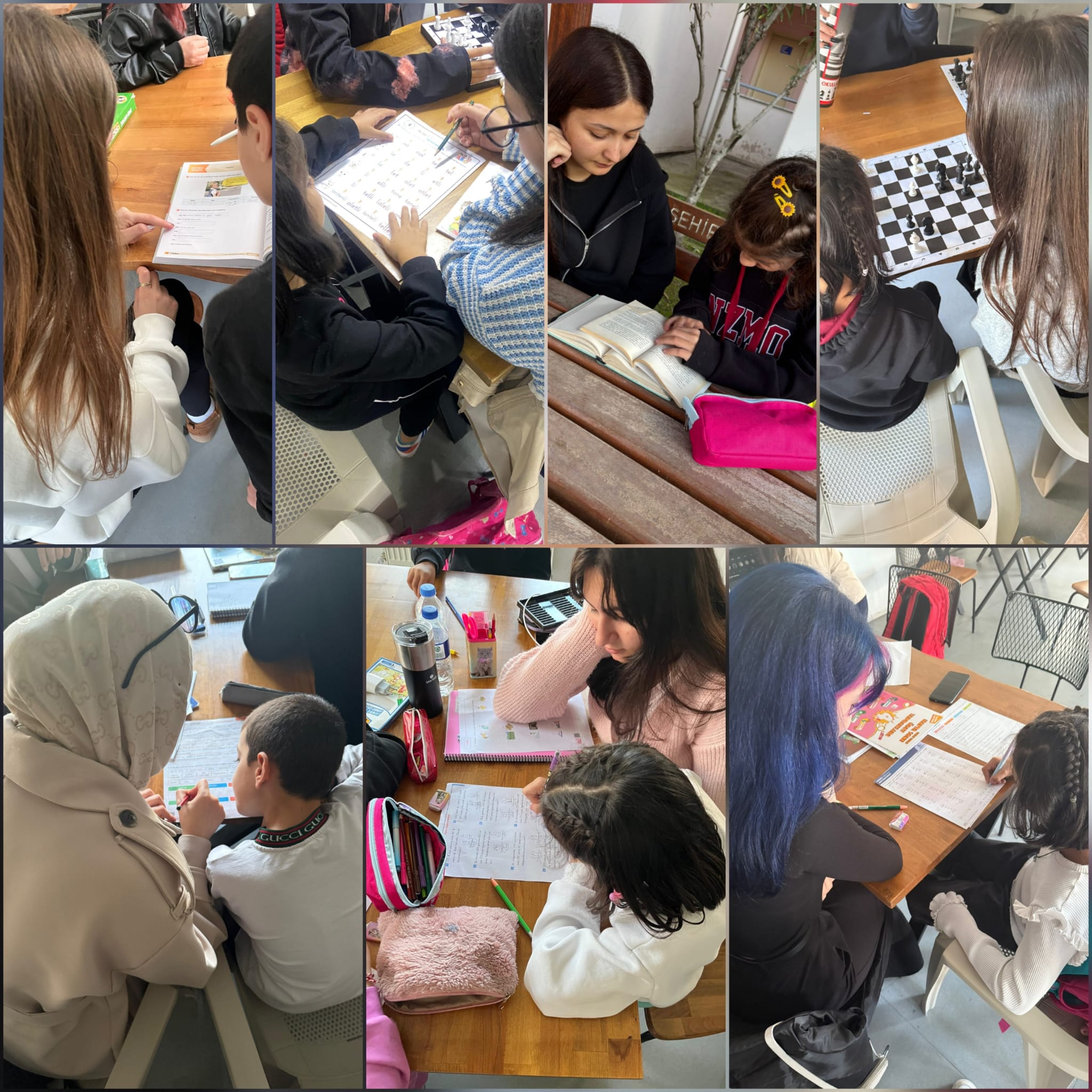 Birlikte öğreniyor, birlikte gülümsüyoruz