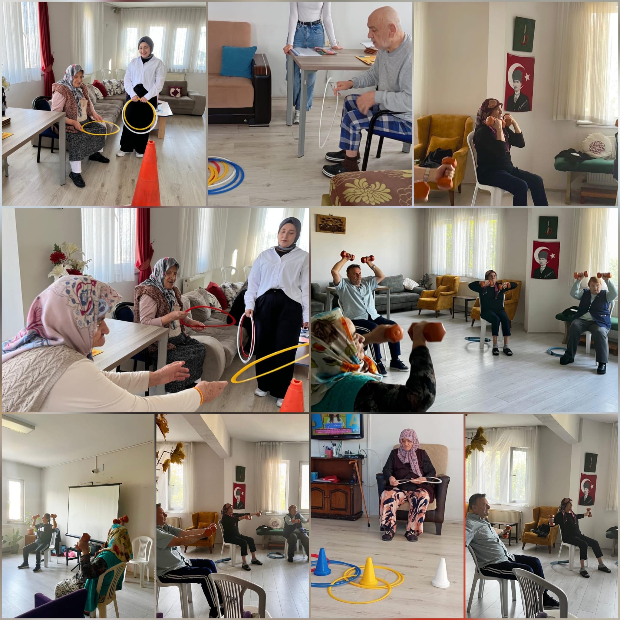 Huzurevi Sakinleri Güne Sporla Başladı: Gölcük Huzurevi'nde Motor Becerileri Egzersizlerle Destekleniyor!