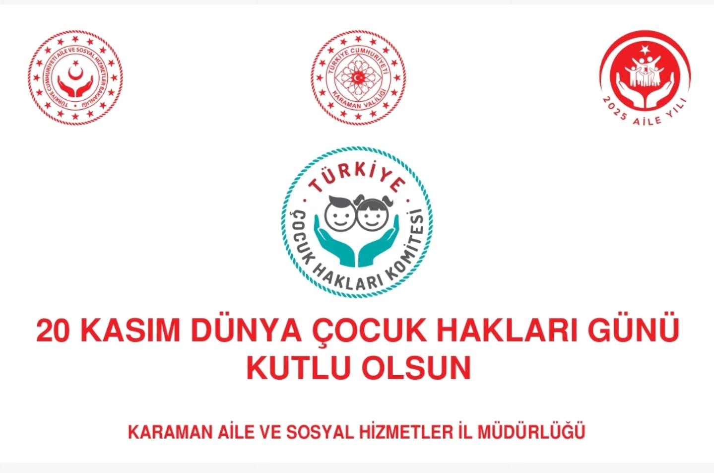  20 Kasım Dünya Çocuk Hakları Günü