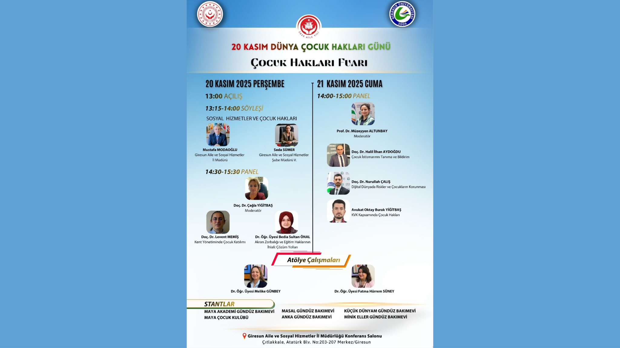 20 Kasım Dünya Çocuk Hakları Günü'nde Farkındalık Yaratmak İçin Bir Araya Geliyoruz!