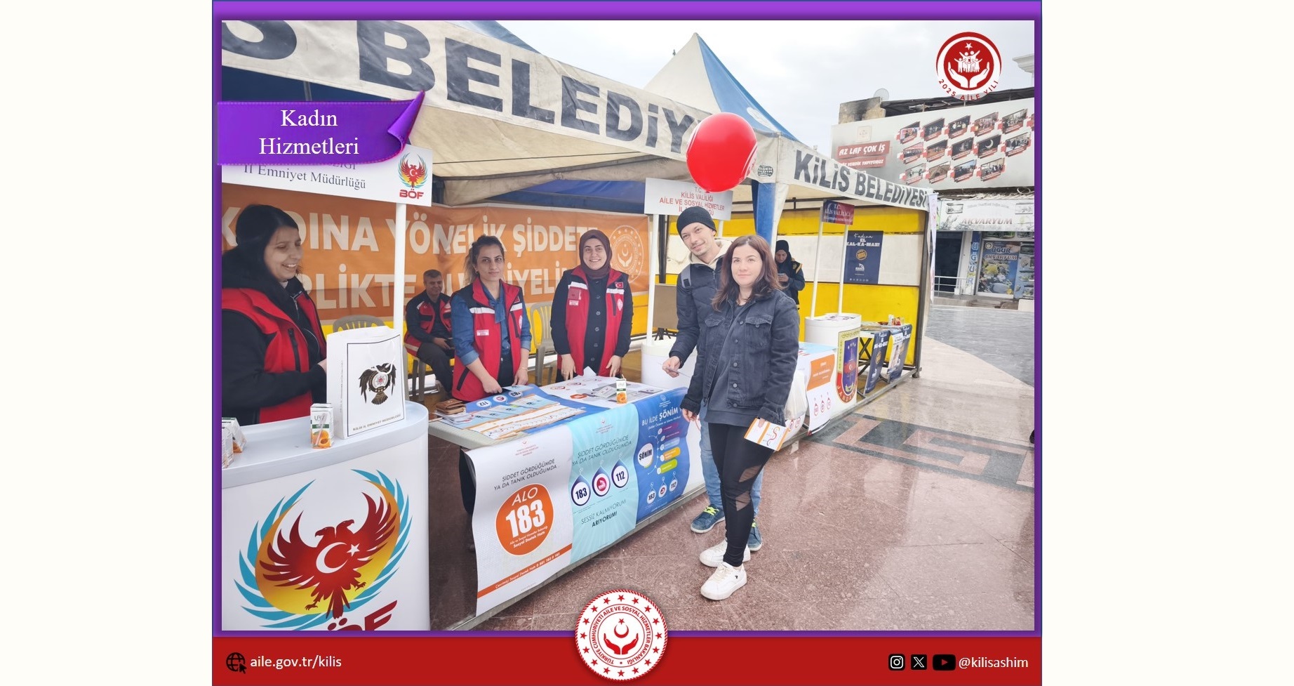 25 Kasım Kadına Yönelik Şiddete Karşı Uluslararası Mücadele Günü kapsamında farkındalık stantları açıldı #işaretiFarket