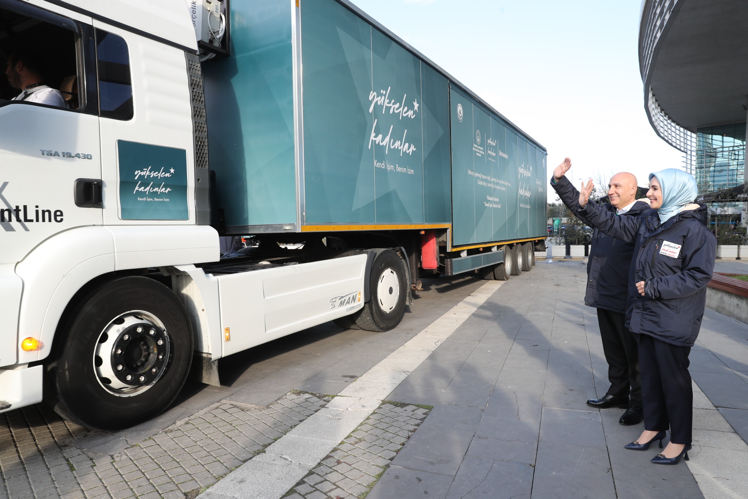 Aile ve Sosyal Hizmetler Bakanımız Göktaş, Yükselen Kadınlar Girişimcilik Eğitim Tırı Lansmanı'nda konuştu