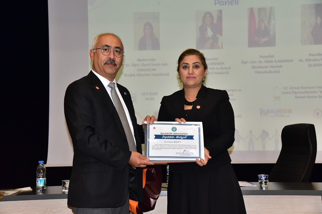 “Romantik İlişkilerdeki Şiddetle (IPV) Mücadele Paneli”, Rektör Yardımcısı Sayın Fatih SATIL ve İl Müdürümüz Sayın Emine BÖÇKÜN’ün Katılımlarıyla Gerçekleştirildi