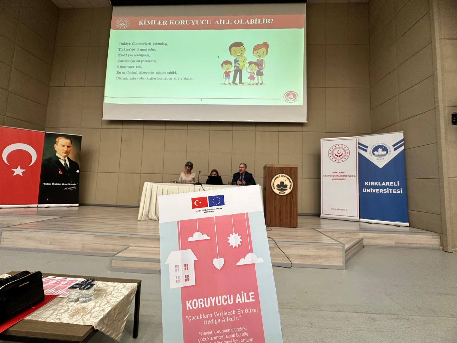 Kırklareli Üniversitesi’nde “2025 Aile Yılı” Kapsamında Koruyucu Aile Hizmetleri Paneli Düzenlendi