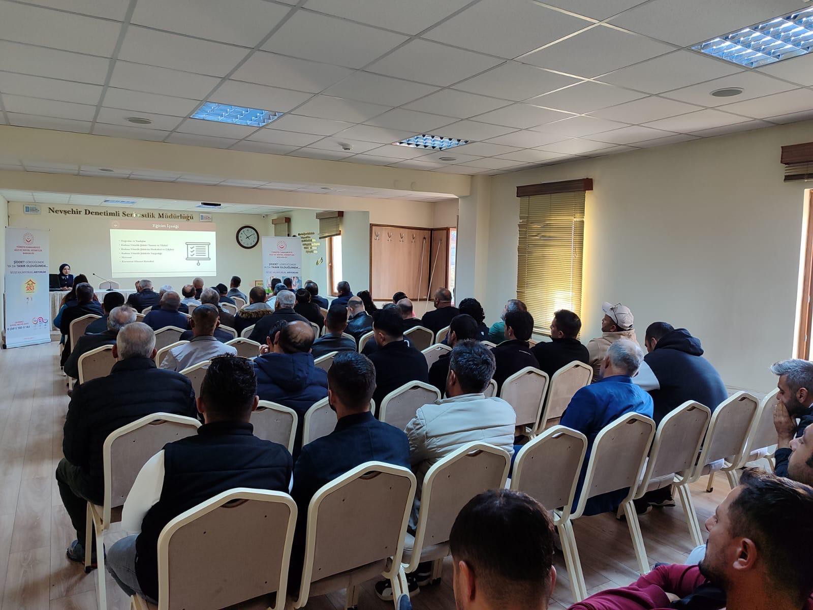 25 Kasım Kadına Yönelik Şiddete Karşı Uluslararası Mücadele Haftası Kapsamında Eğitim Gerçekleştirildi