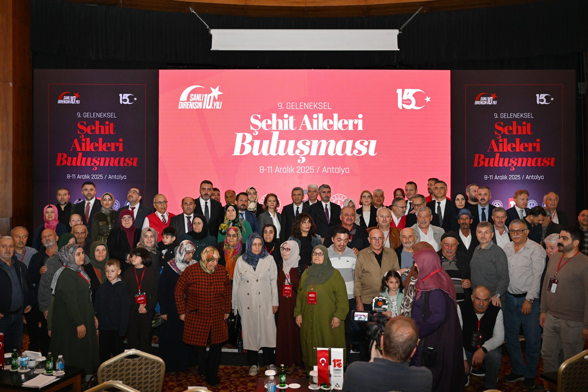 15 Temmuz Derneği’nin 9. Geleneksel Şehit Aileleri Buluşması Antalya’da Başladı