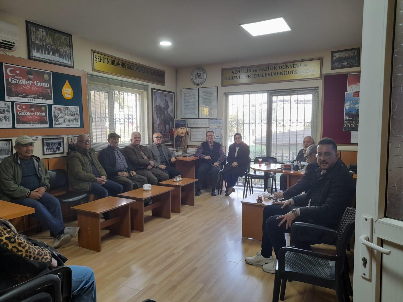 Denizli Muharip Gaziler Derneği Şube Başkanlığına Kurumsal Ziyaret Gerçekleştirildi