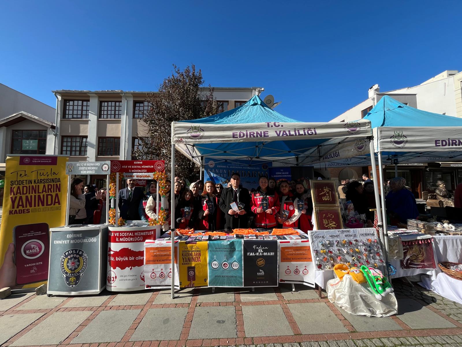 25 Kasım Kadına Yönelik Şiddete Karşı Uluslararası Mücadele Günü Kapsamında Stand Açıldı.