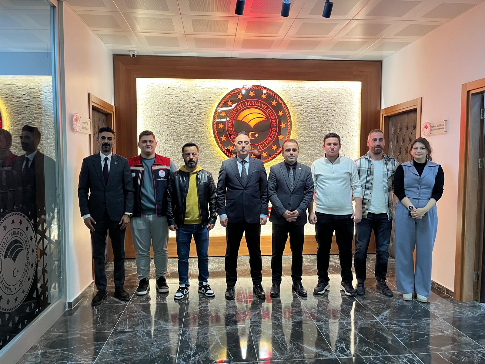 İl Müdürümüz Harun TOHUMCU, Edirne Tarım ve Orman İl Müdürü İslam KÖSE'yi Ziyaret Etti.