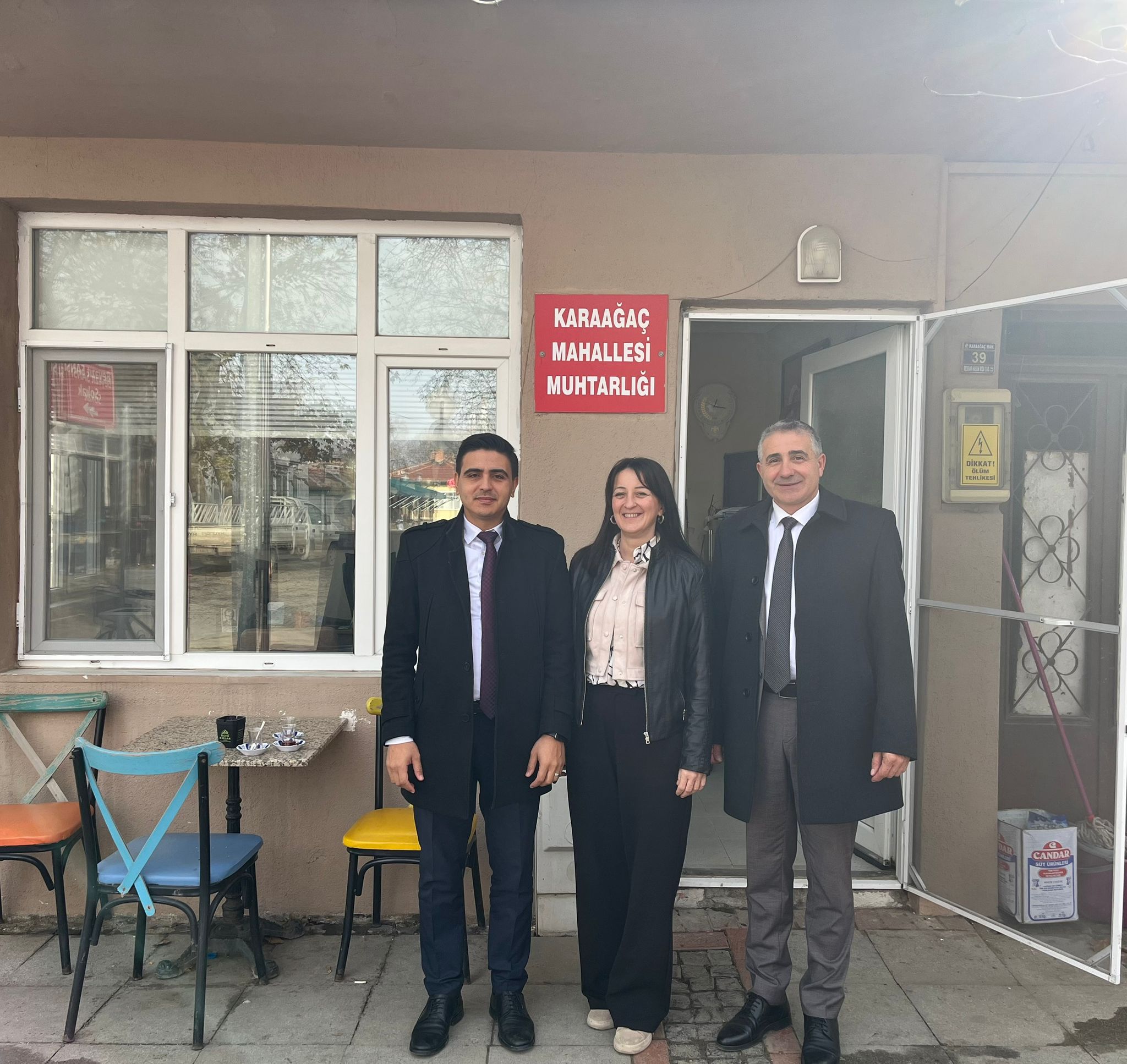  İl Müdür Yardımcısı İbrahim IRMAK, Karaağaç Mahallesi Muhtarı Eniz DİRİM'i Ziyaret Etti