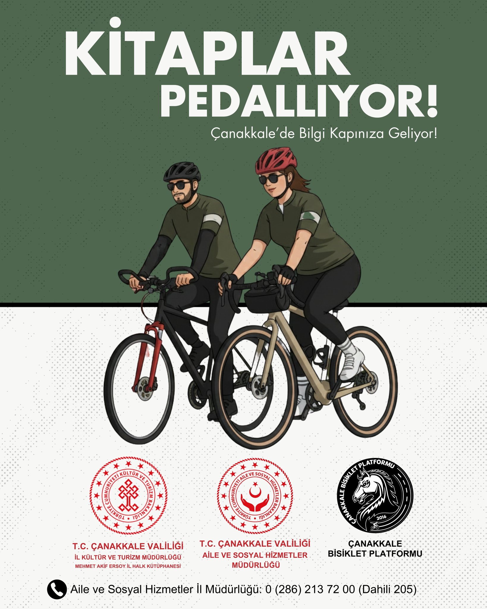 “Kitaplar Pedallıyor Projesi” - Çanakkale’de Bilgi Kapınıza Geliyor!