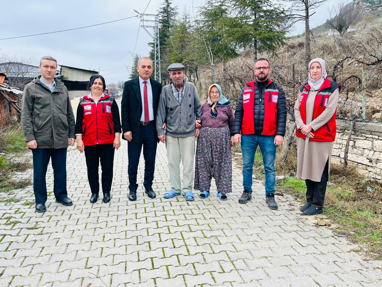 Kıbrıs Gazimiz Mehmet Kaya'ya Anlamlı Ziyaret
