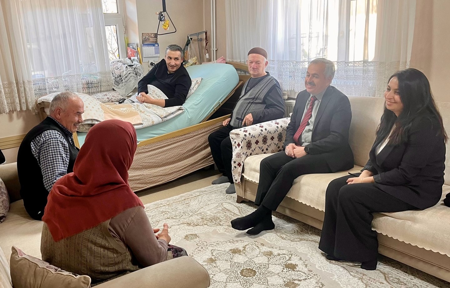  Malül Gazimiz İrfan Tüfekçi’yi hanelerinde ziyaret ettik