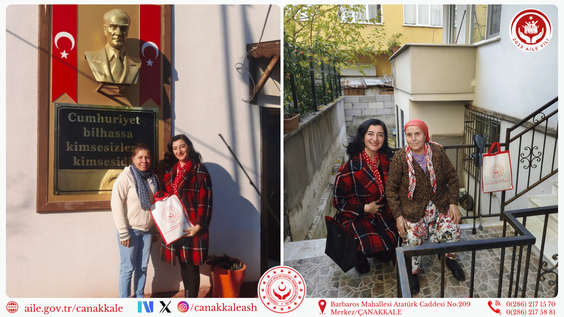 Ayvacık İlçesinde İkamet Eden Şehit ve Gazi Yakınlarımız Ziyaret Edildi