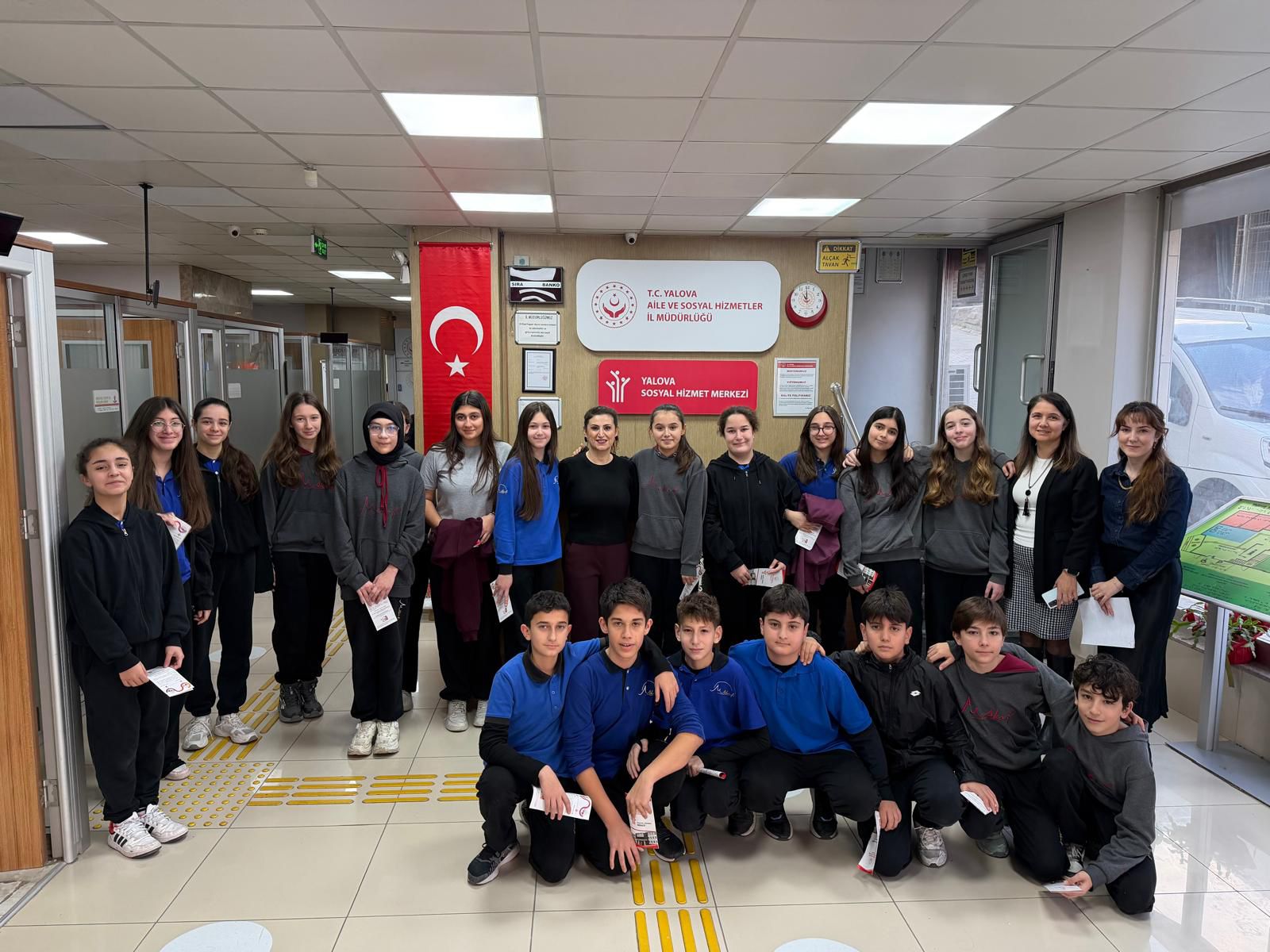 Öğrenciler Sosyal Hizmet Merkezimizi Ziyaret Etti