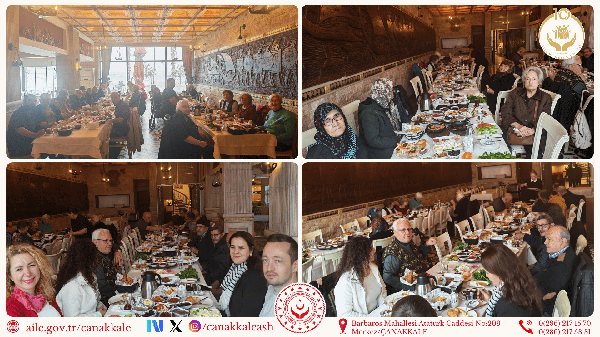 Büyük Truva Otel’in Ev Sahipliğinde Huzurevi Sakinlerimize Kahvaltı