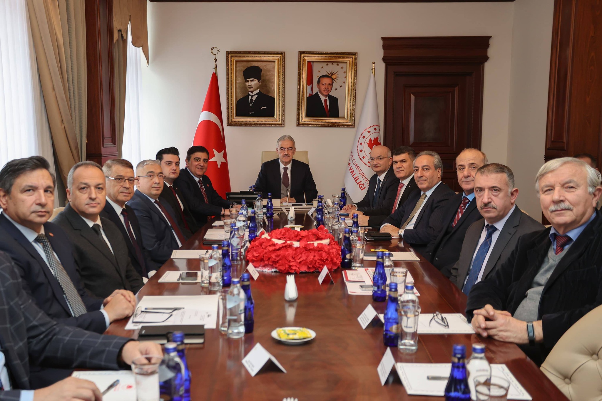 Valimiz Sayın Erol Ayyıldız Başkanlığında İl İstihdam ve Mesleki Eğitim Kurulu Toplantısı Yapıldı