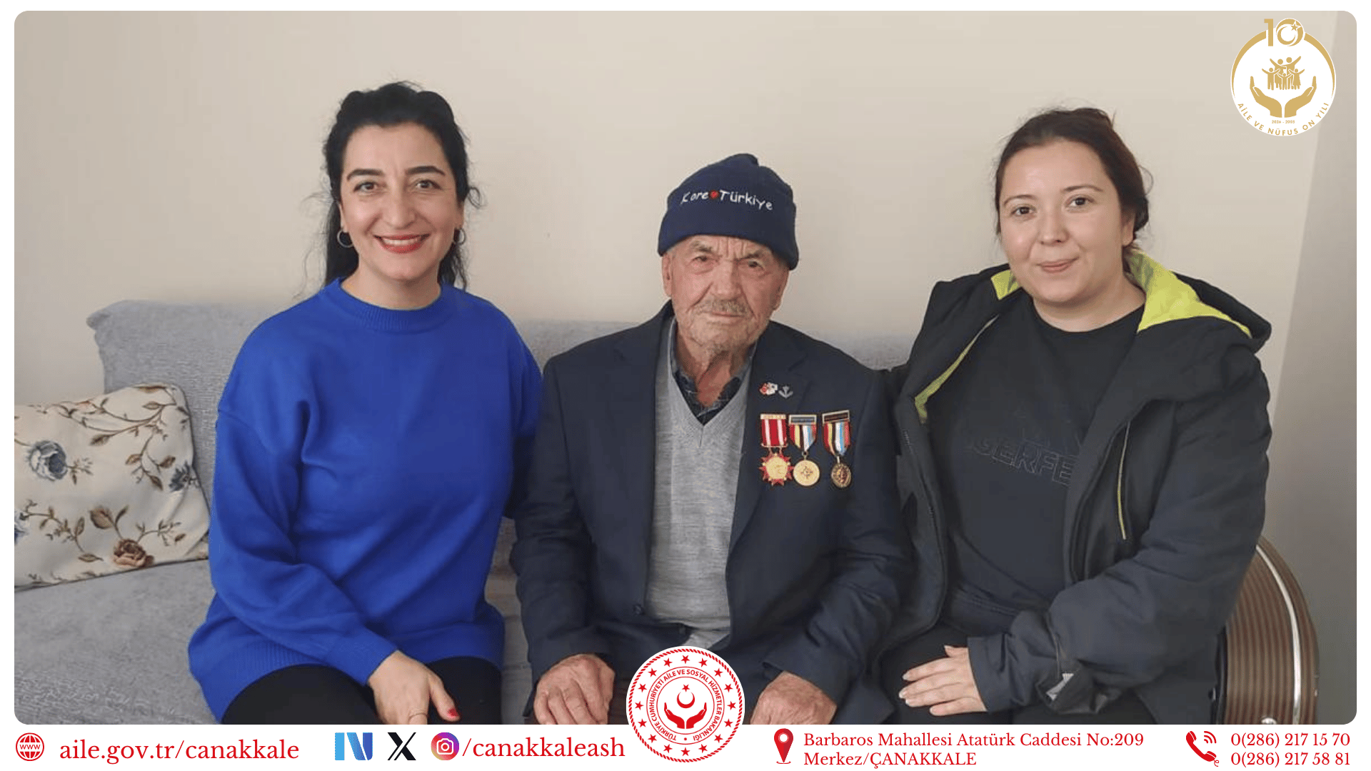 Kore Gazimiz Hüseyin İnce’ye Vefa Ziyareti