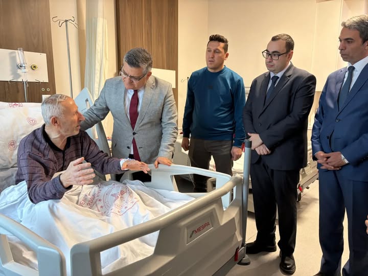 Valimiz Dr. Mustafa Özarslan’dan Şehidimizin Kıymetli Babasına Ziyaret