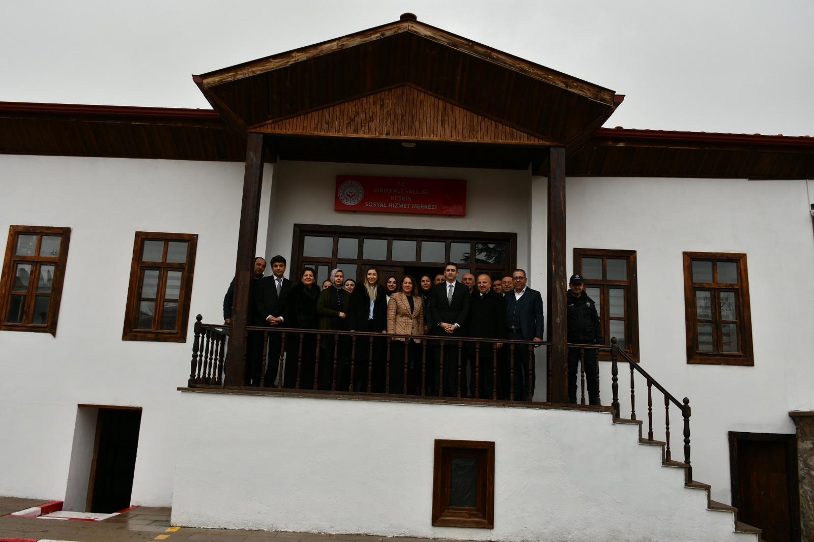 Bakan Yardımcımız Sayın Sevim SAYIM MADAK,  Keskin Sosyal Hizmet Merkezi’ni ziyaret etti.