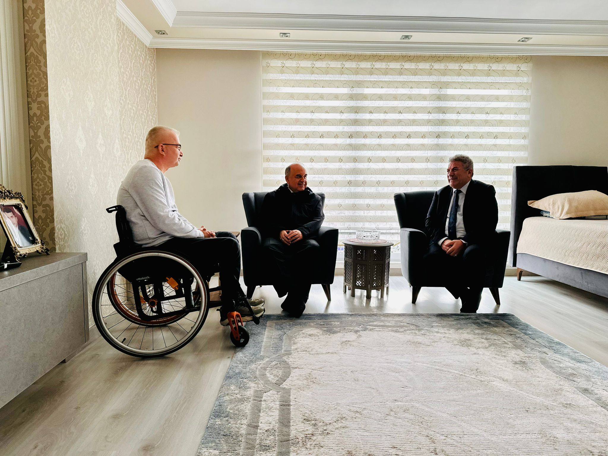 i'miz Muammer Erol'un Riyasetinde, Gazilerimizi evlerinde ziyaret ettik.