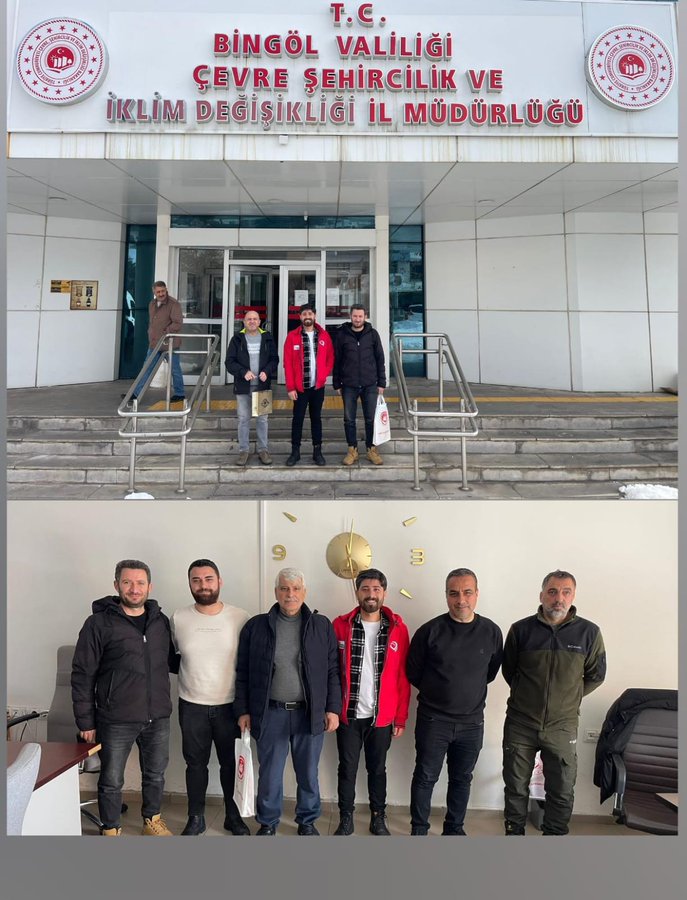 Vefa Ziyareti Şehit yakınlarımız ve gazilerimize, görev yaptıkları Bingöl Çevre, Şehircilik ve İklim Değişikliği Müdürlüğüne anlamlı bir ziyaret gerçekleştirdik.