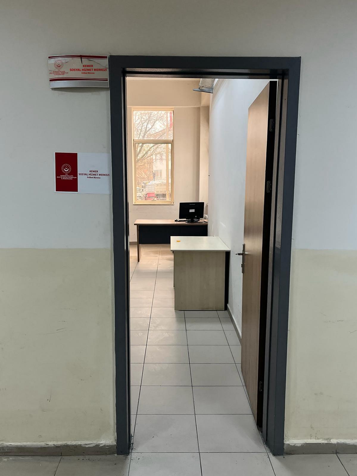 Kemer Kaymakamlığı Binasında Kemer Sosyal Hizmet Merkezi İrtibat Bürosu Hizmete Açıldı.