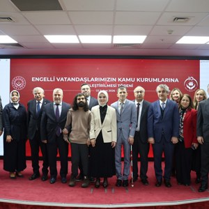 Aile ve Sosyal Hizmetler Bakanımız Göktaş, "Engelli Vatandaşların Kamu Kurumlarına Yerleştirilmesi Töreni"nde konuştu - fotoğraf 4