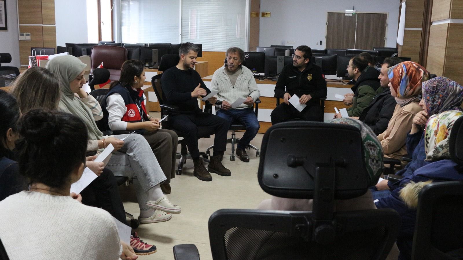 Dayanıklılık ve Güçlendirme Odaklı Stres Modülü” Grup Çalışması, mesai arkadaşlarımız tarafından gerçekleştirildi.