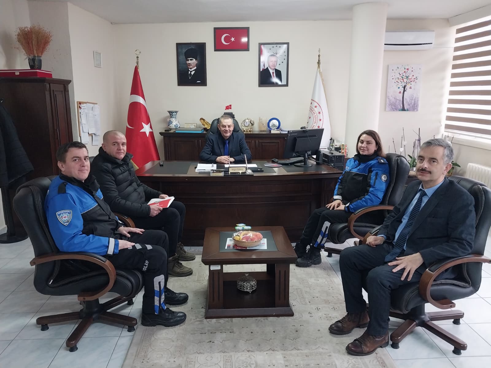 Toplum Destekli Polislik Biriminden İl Müdürlüğümüze Ziyaret