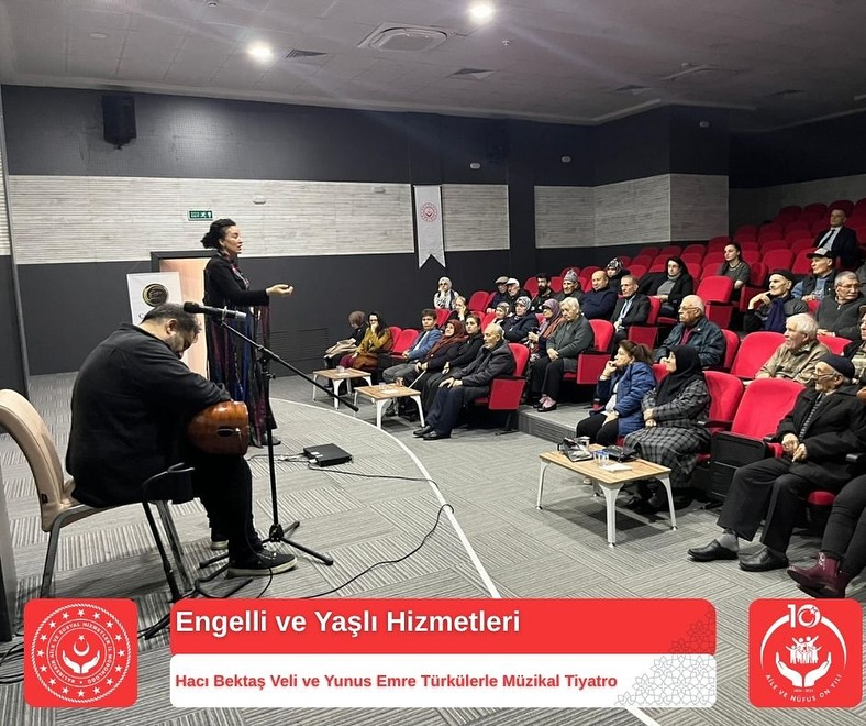 “Hacı Bektaş Veli ve Yunus Emre Türkülerle Müzikal Tiyatro” etkinliği gerçekleştirildi.