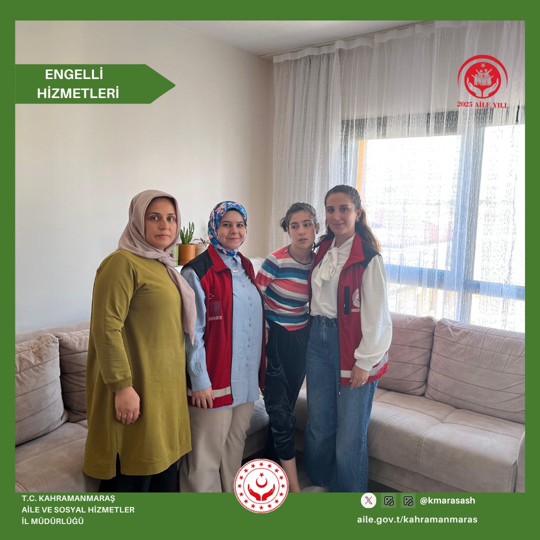 Afşin’de İşitme Engelli Çocuğumuza Aile Yılı Kapsamında Ziyaret