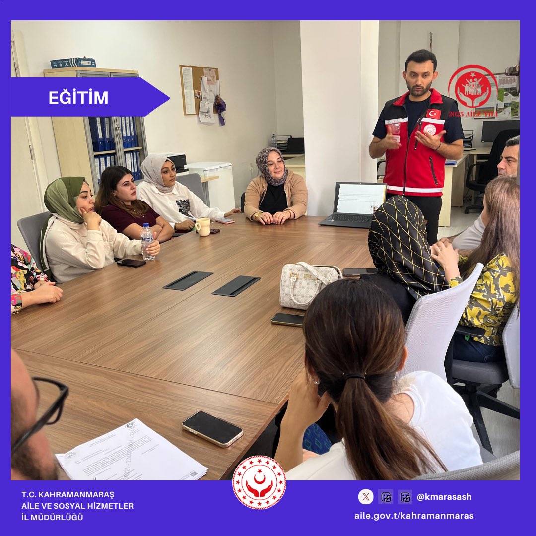 Onikişubat’ta Aile Yılı Kapsamında “Stres Yönetimi ve Sağlıklı Aile İlişkileri” Eğitimi Düzenlendi
