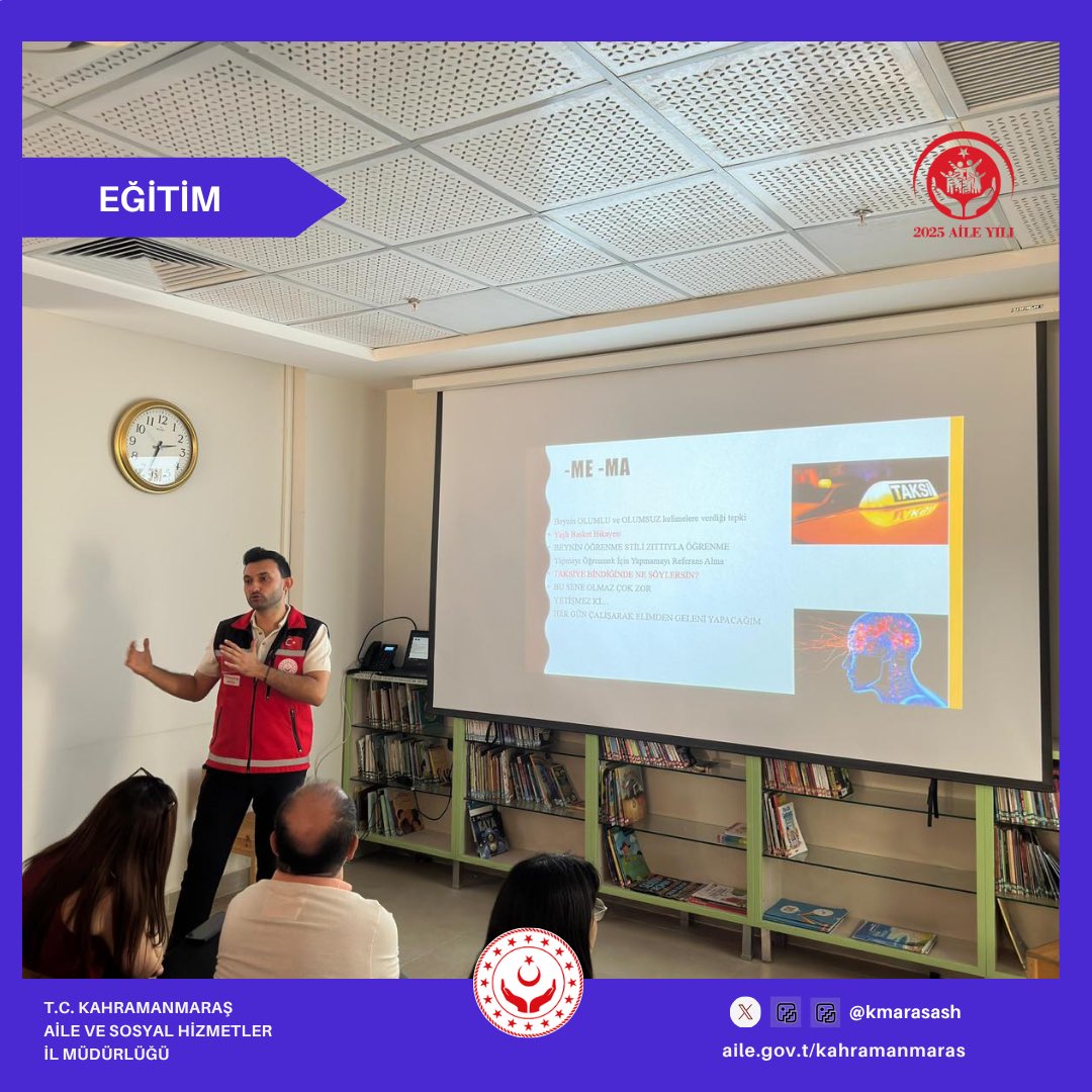 Onikişubat’ta Aile Yılı Kapsamında “Stres Yönetimi ve Sağlıklı Aile İlişkileri” Eğitimi Düzenlendi