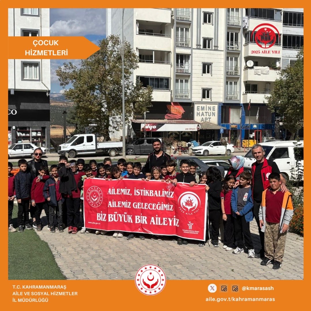 Pazarcık’ta Öğrenciler Sosyal Hizmet Merkezinde Misafir Edildi