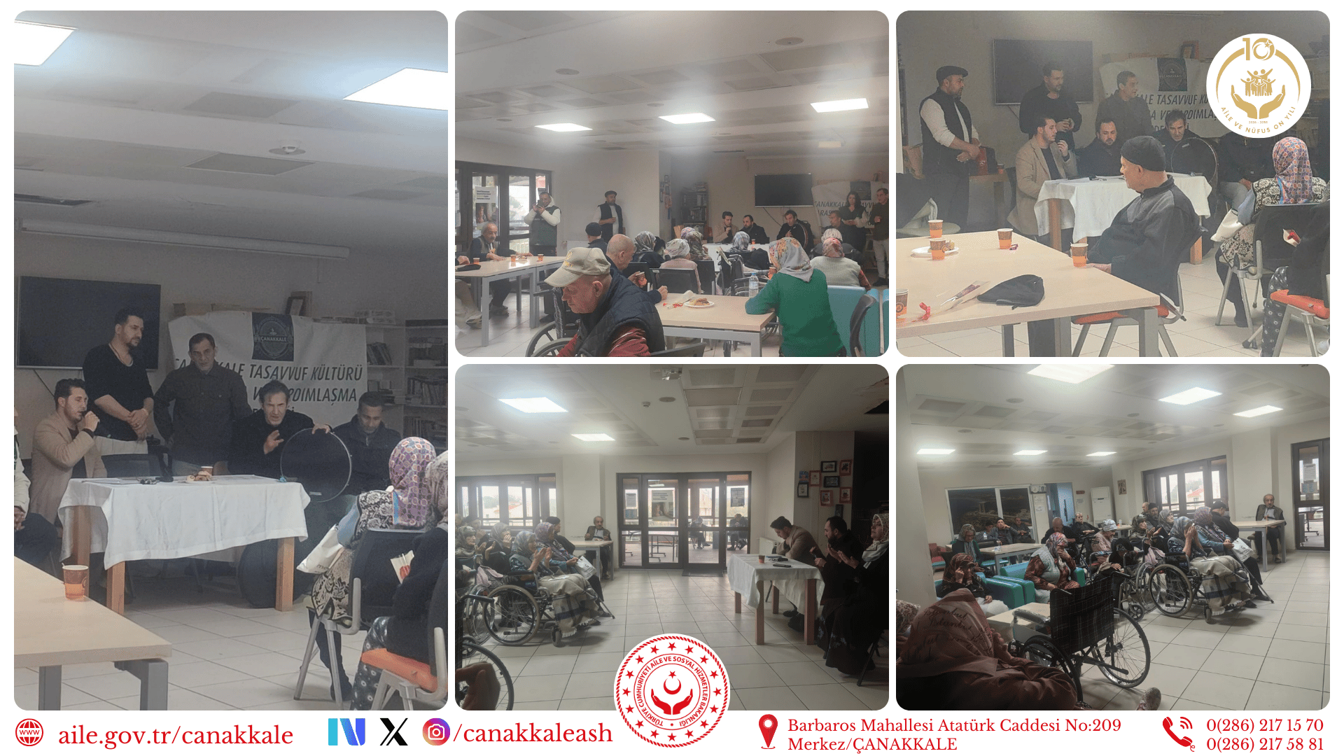 Çanakkale Huzurevimizde Berat Kandili Programı Gerçekleştirildi