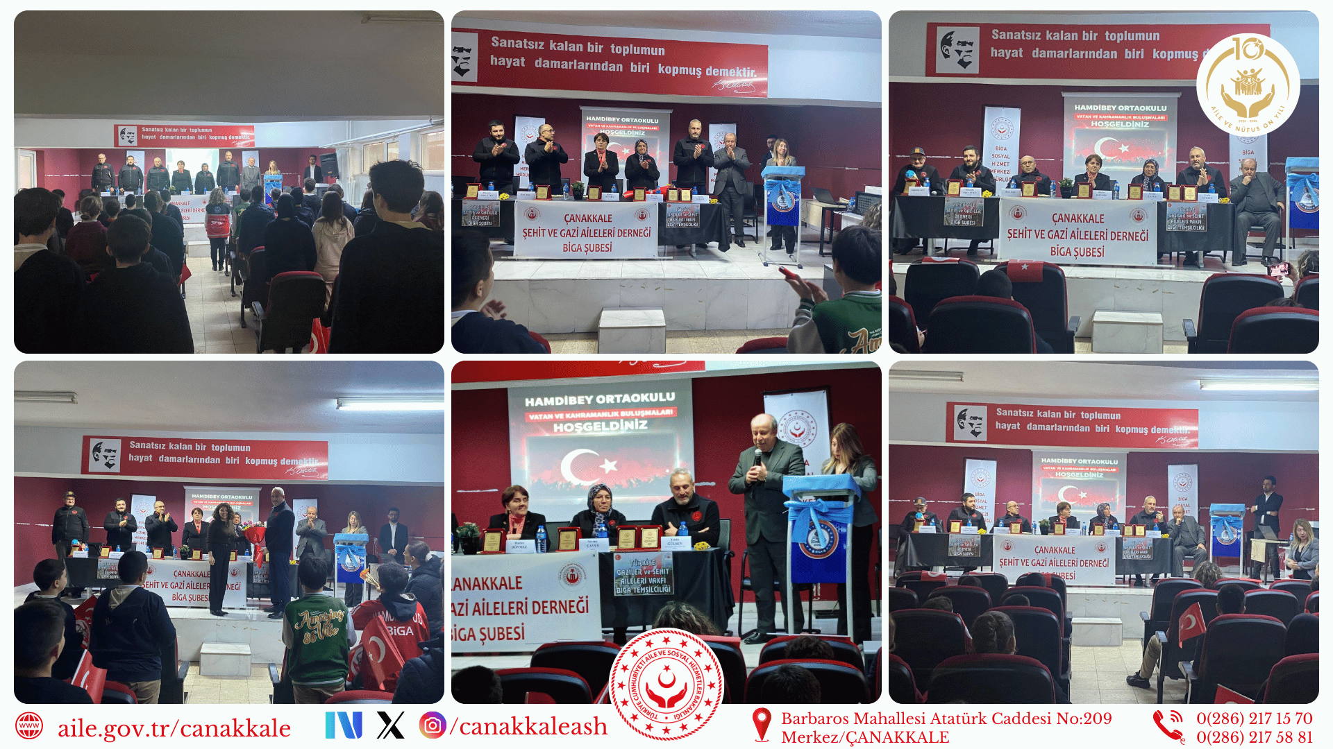 Biga’da Anlamlı Buluşma: Vatan ve Kahramanlık Buluşmaları