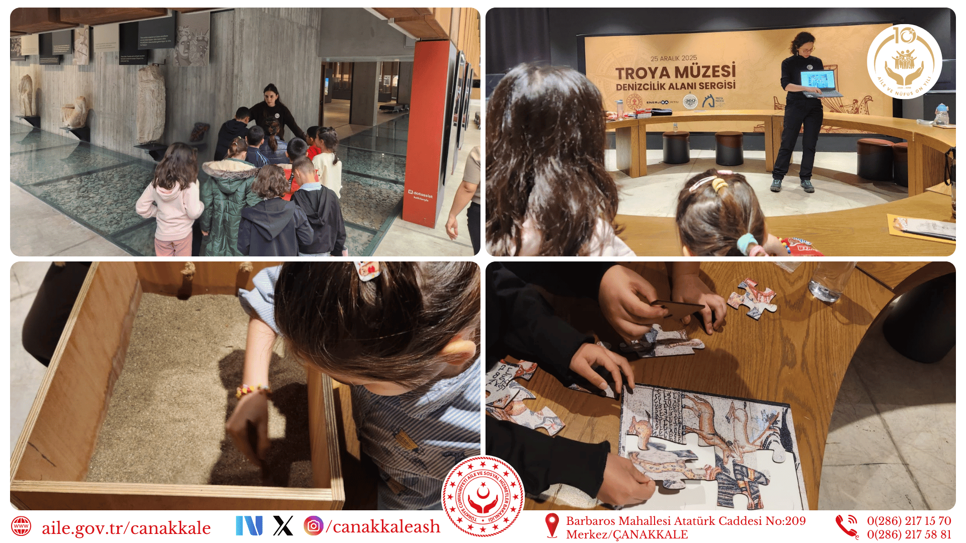 Renkli Arkeologlar Atölyesi Çocuklarımızla Buluştu