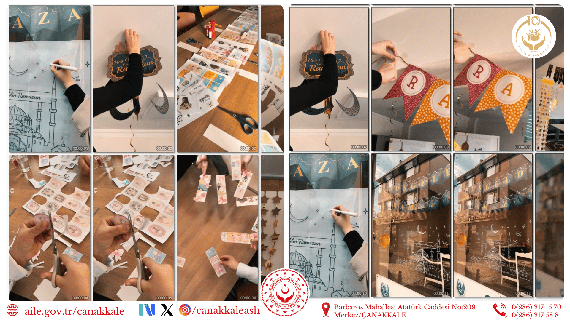 İyiliğin Çocuk Hali Projesi’nde Ramazan Temalı Ayraç Yapımı ve Dernek Süsleme