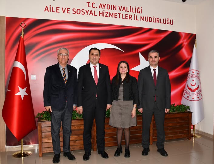 İŞKUR İl Müdürü Sn. Abdulkadir Soylu, Sosyal Güvenlik Kurumu (SGK) İl Müdürü Sn. Tayfun Akbulut ve TDKK İl Müdürü Sn. Arzu Akar, İl Müdürümüzü makamında ziyareti