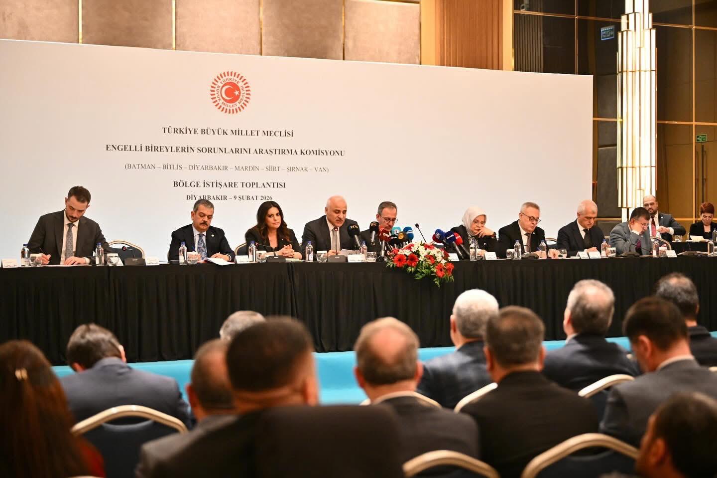 Engelli Bireylerin Sorunlarını Araştırma Komisyonu Bölge İstişare Toplantısı Diyarbakır’da Düzenlendi