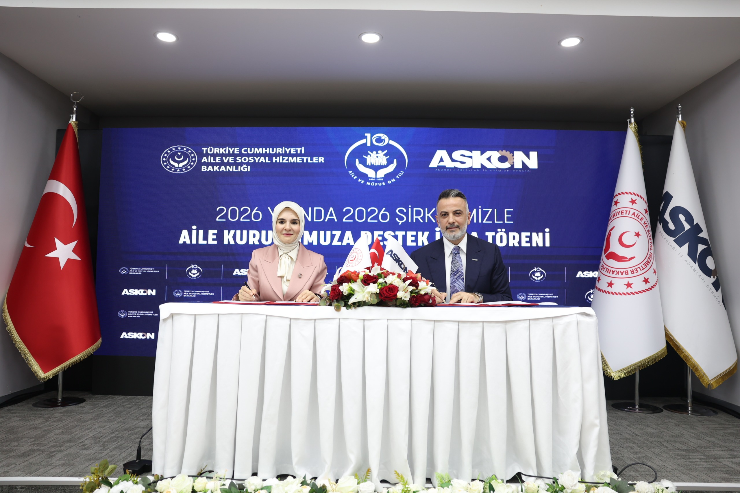 Aile ve Sosyal Hizmetler Bakanlığı ile ASKON arasında işbirliği protokolü imzalandı