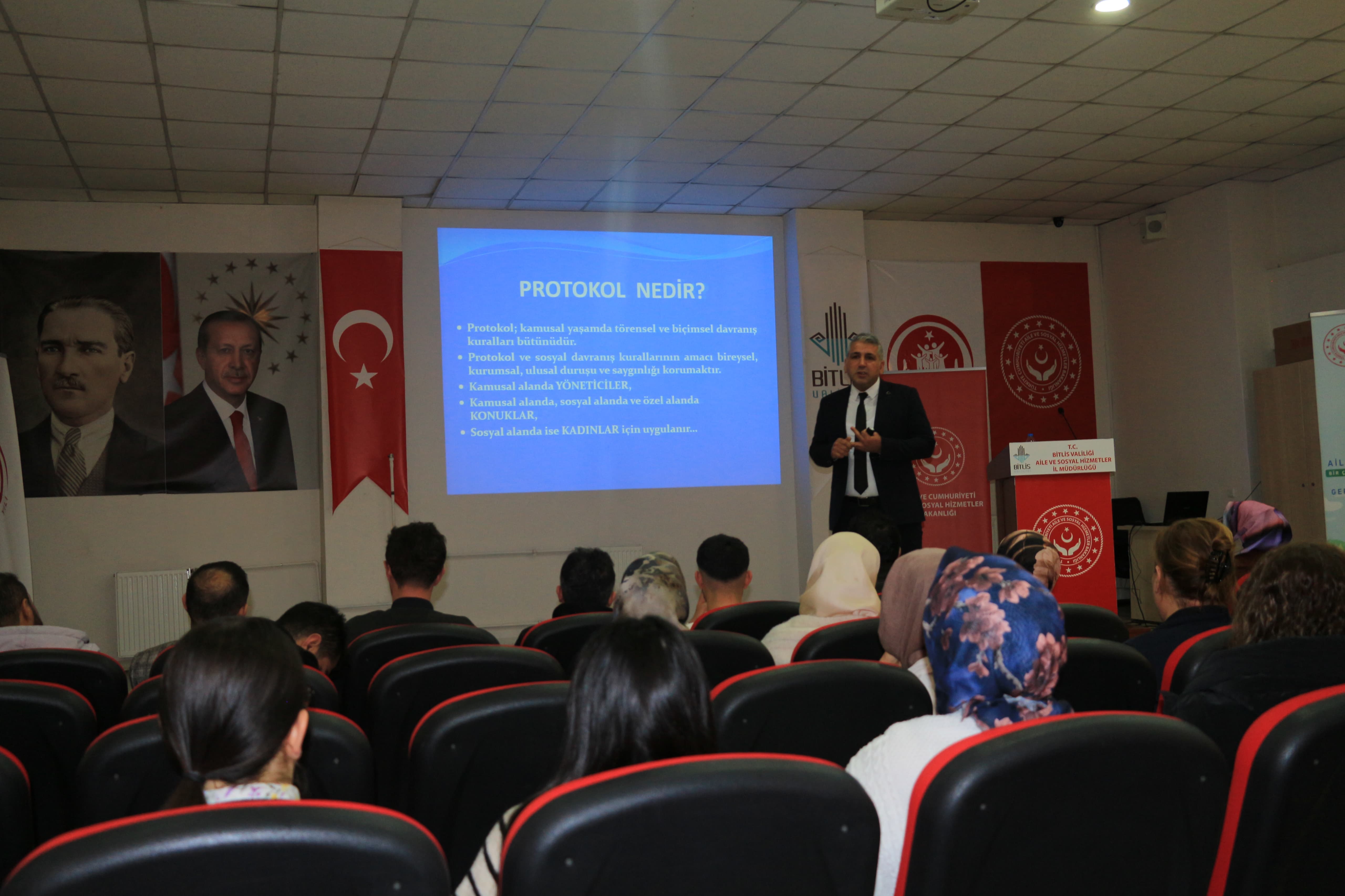  Hizmet İçi Eğitim Programı kapsamında Kuruluşlarımızda  “Protokol Kuralları ve Nezaket” eğitimleri gerçekleştirildi