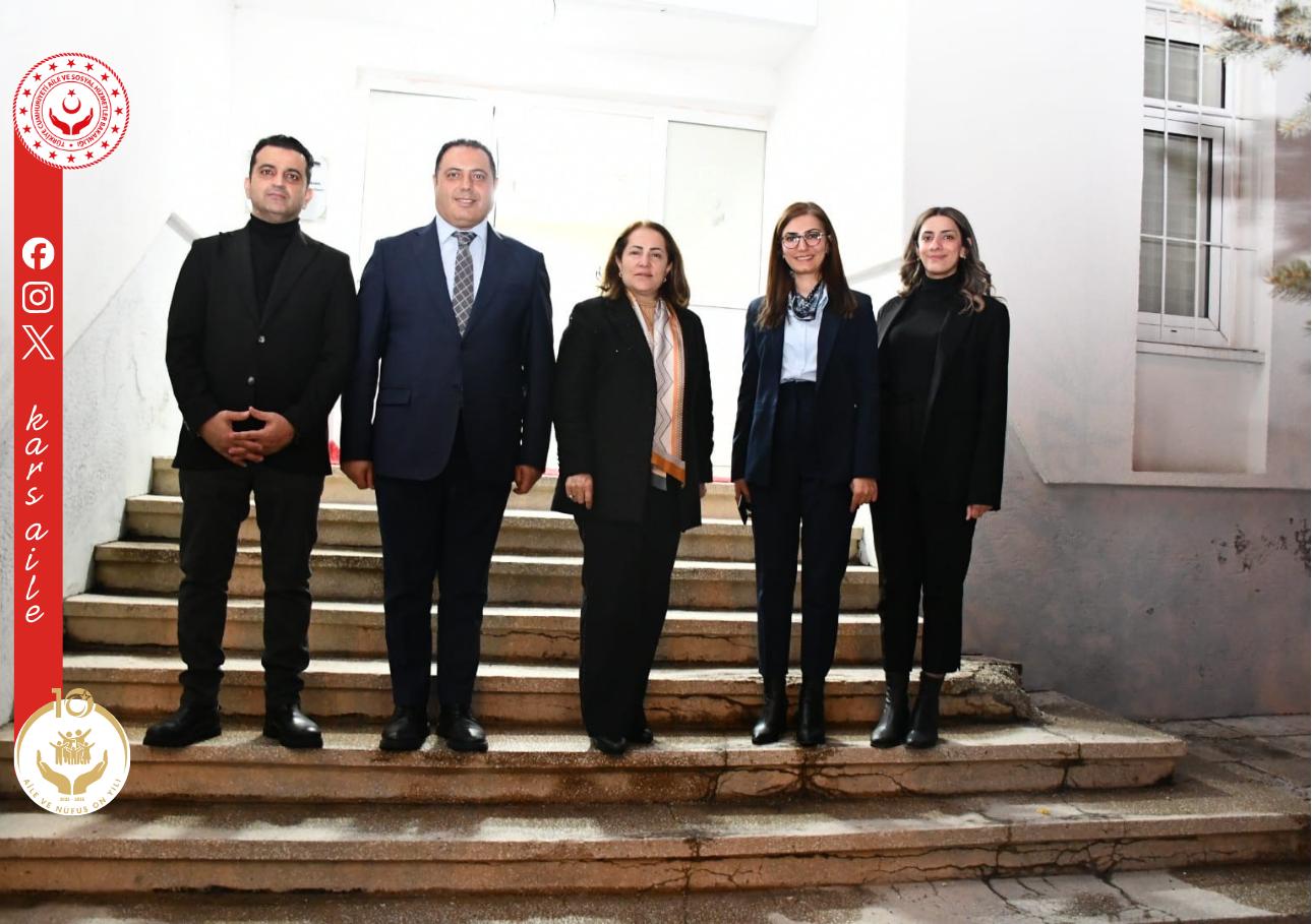 📍 Bakan Yardımcımız Sevim Sayım Madak’tan Sarıkamış Sosyal Hizmet Merkezine Ziyaret