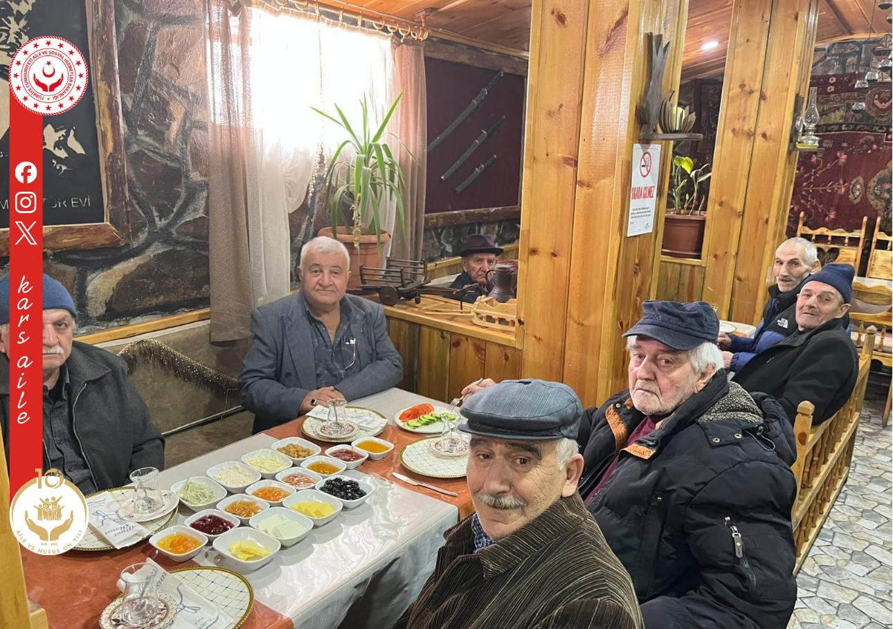 📍 Kars Selim Kültür Evi’nde Ulu Çınarlarımıza Anlamlı Kahvaltı Buluşması