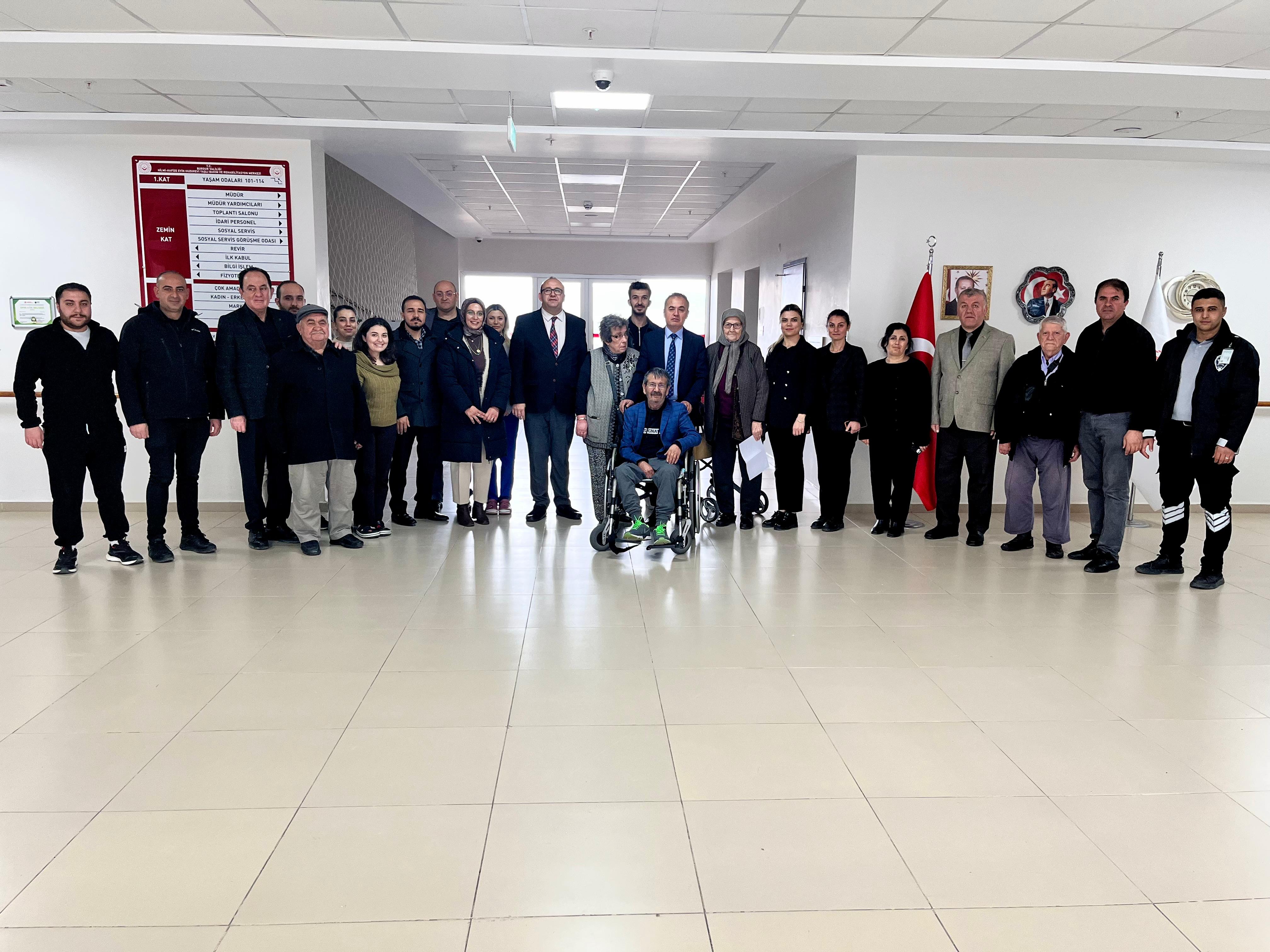  İl Müdürlüğümüze Bağlı Hilmi Hafize Evin Huzurevi’ne Ziyaret Gerçekleştirildi.