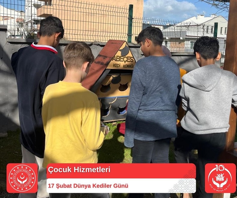 Koruma ve Bakım Altındaki Çocuklarımızla Dünya Kediler Gününde Farkındalık Etkinliği