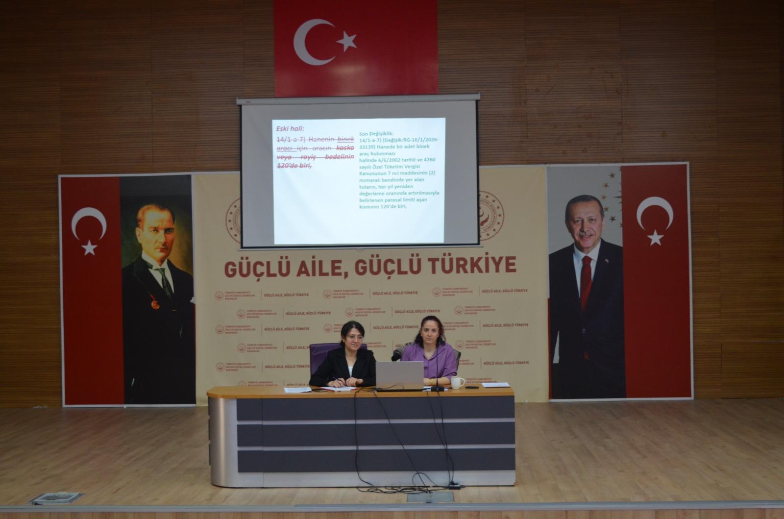 Evde Bakım İş ve İşlemlerini Yürüten Meslek Elemanlarına Yönelik Hizmet İçi Eğitim 